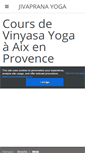 Mobile Screenshot of jivaprana.com